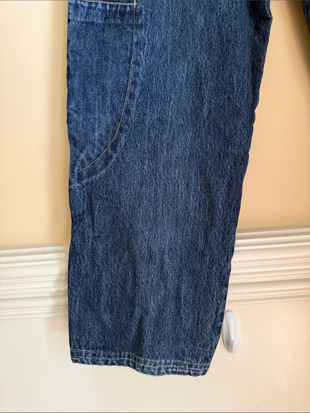Vintage‎ Marthe Francois Brand X 34M Baggy Wide Leg Y2K Skater Blue Denim